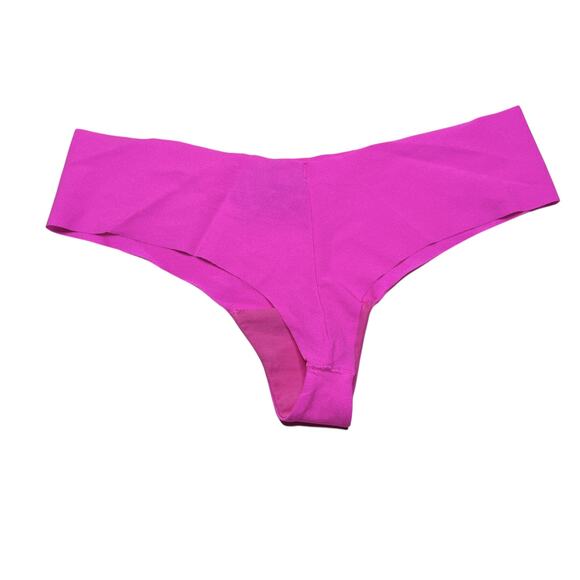 Victoria's Secret PINK No Show Seamless Thong Smile Cherries Graphic Size Medium - Picture 2 of 3